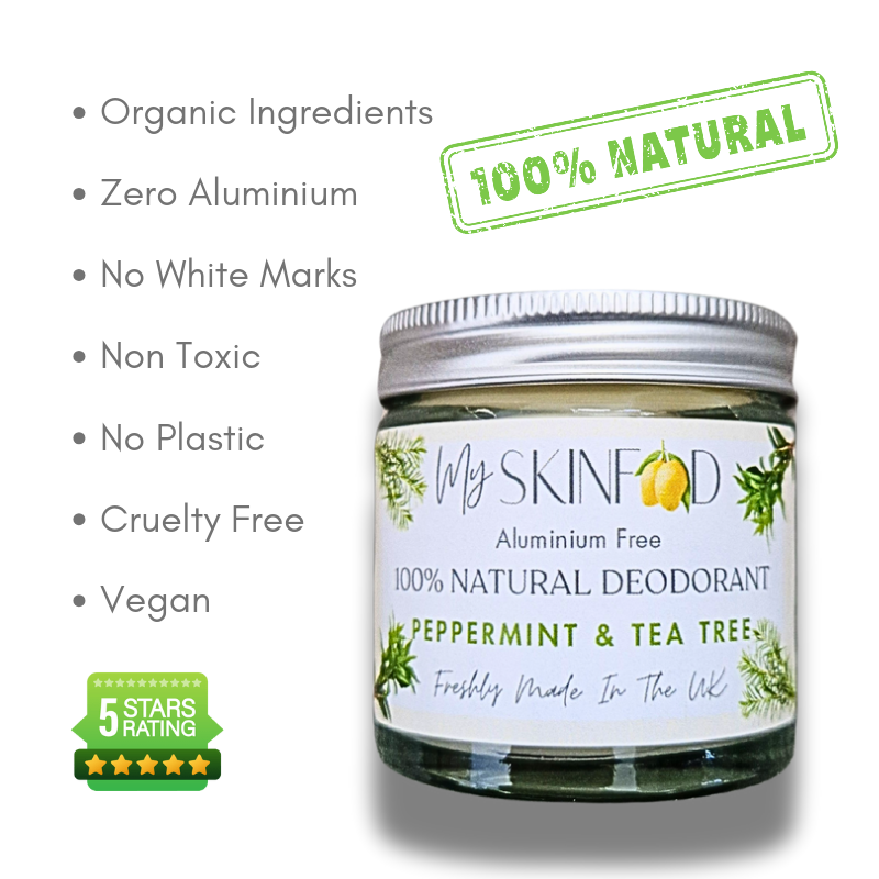 Peppermint & Tea Tree Active Fresh Natural Deodorant 60ml