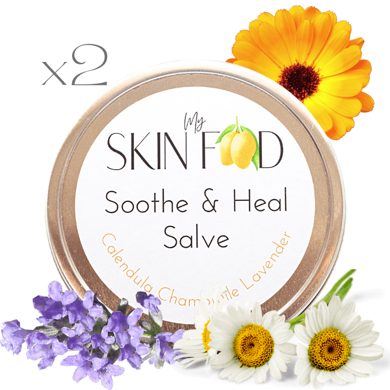 Organic Calendula Heal & Soothe All-In-1 Rescue Salve 80g - My Skinfood 100% Natural Skincare