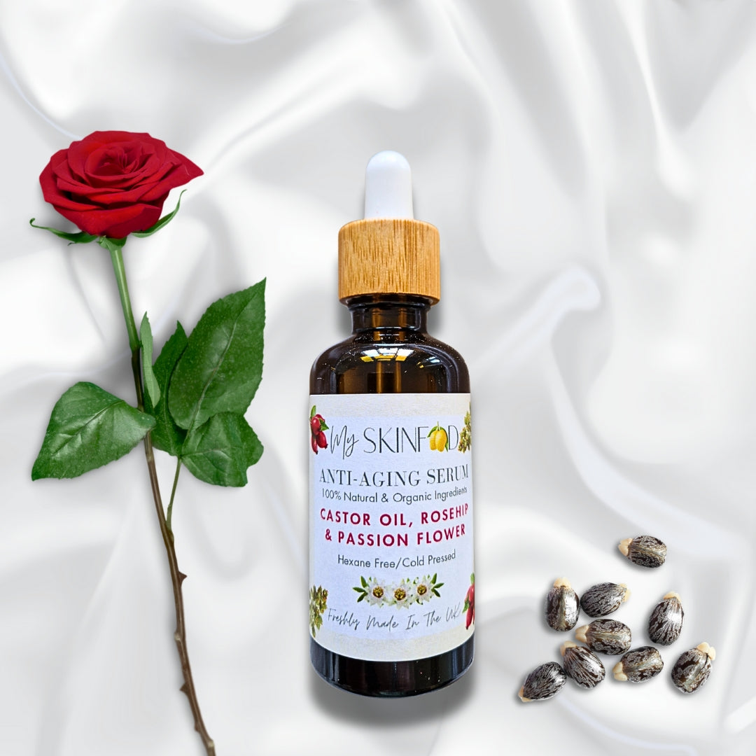 Youth Glow Anti Ageing Serum — Castor, Rosehip & Frankincense (50ml)