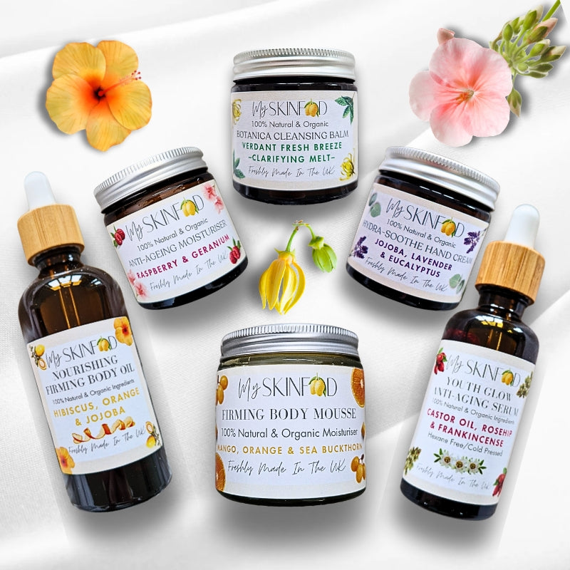 The Complete 6 Peice Glow Set With FREE Cleanser + Hand Cream (worth £35)