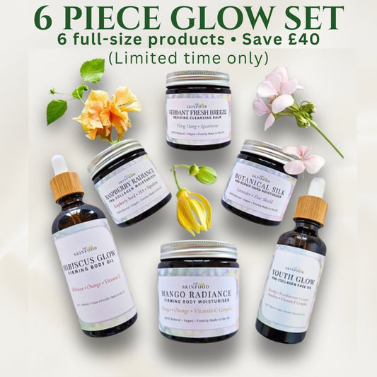 Complete 6 Peice Glow Set • Full Skincare Collection • £100 (Worth £140) My Skinfood