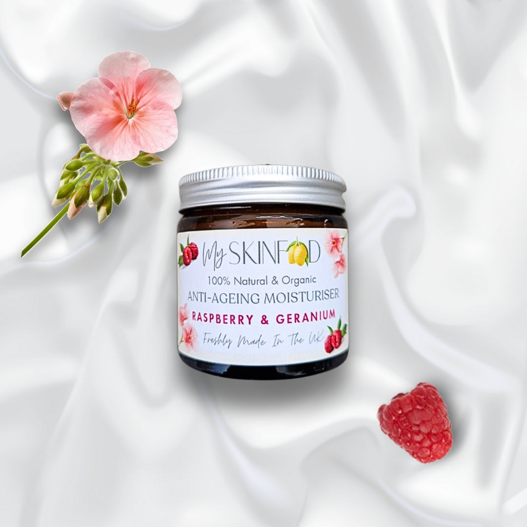 Anti-Ageing Moisturiser — Raspberry Radiance With Mineral UV Protection (60ml)