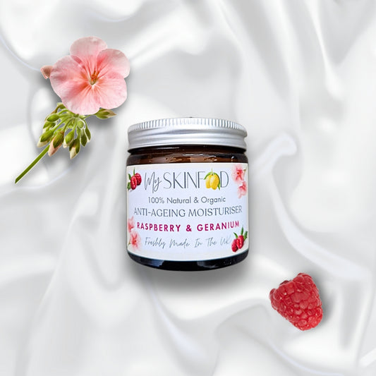 Anti-Ageing Moisturiser — Raspberry Radiance With Mineral UV Protection (60ml)