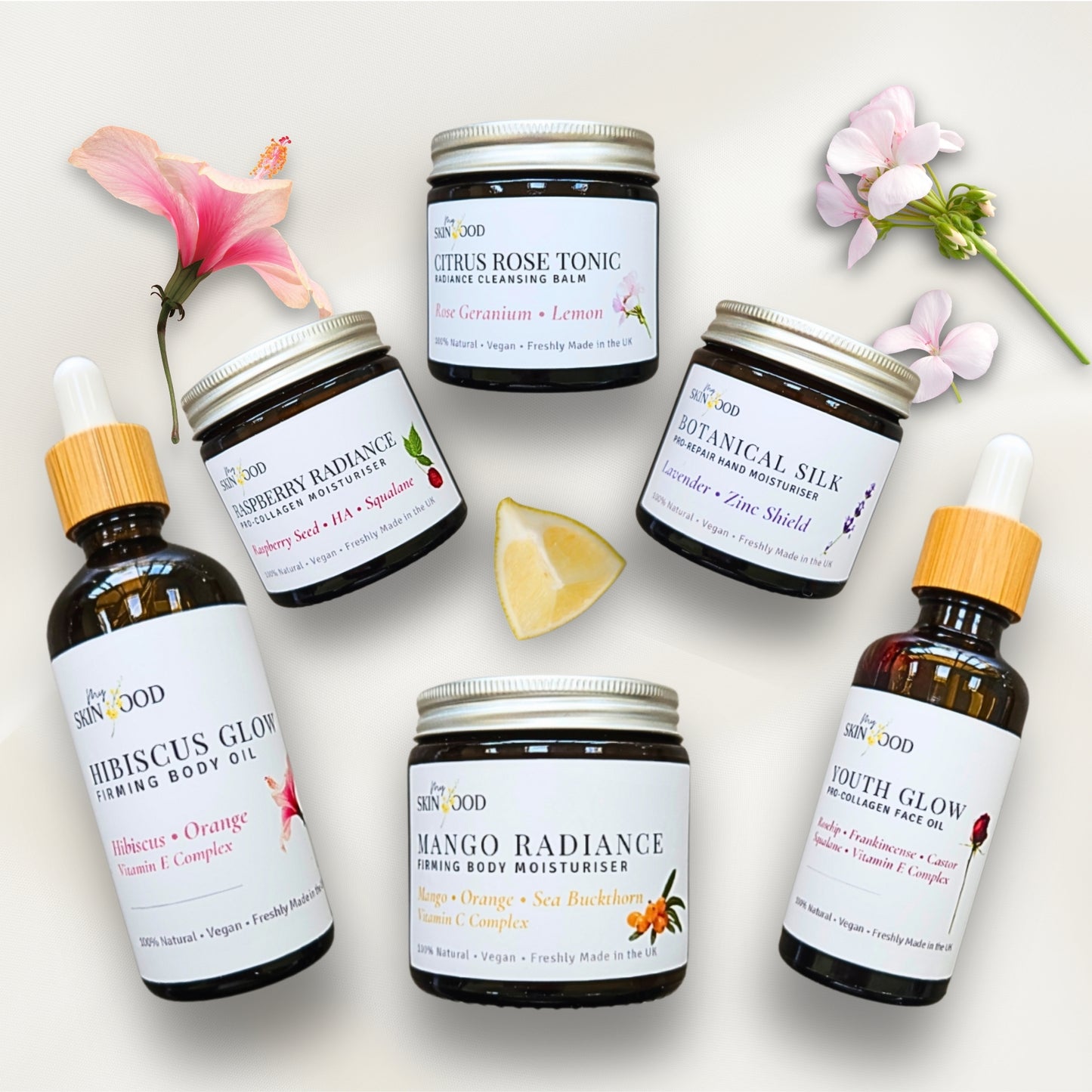 Complete 6 Peice Glow Set • Full Skincare Collection • £100 (Worth £140) My Skinfood