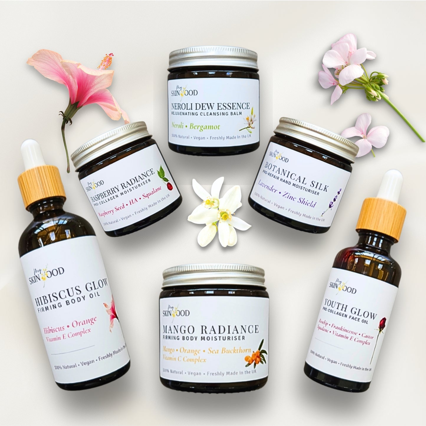 Complete 6 Peice Glow Set • Full Skincare Collection • £100 (Worth £140) My Skinfood