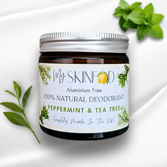Organic Peppermint & Tea Tree Active Fresh Natural Deodorant 60ml