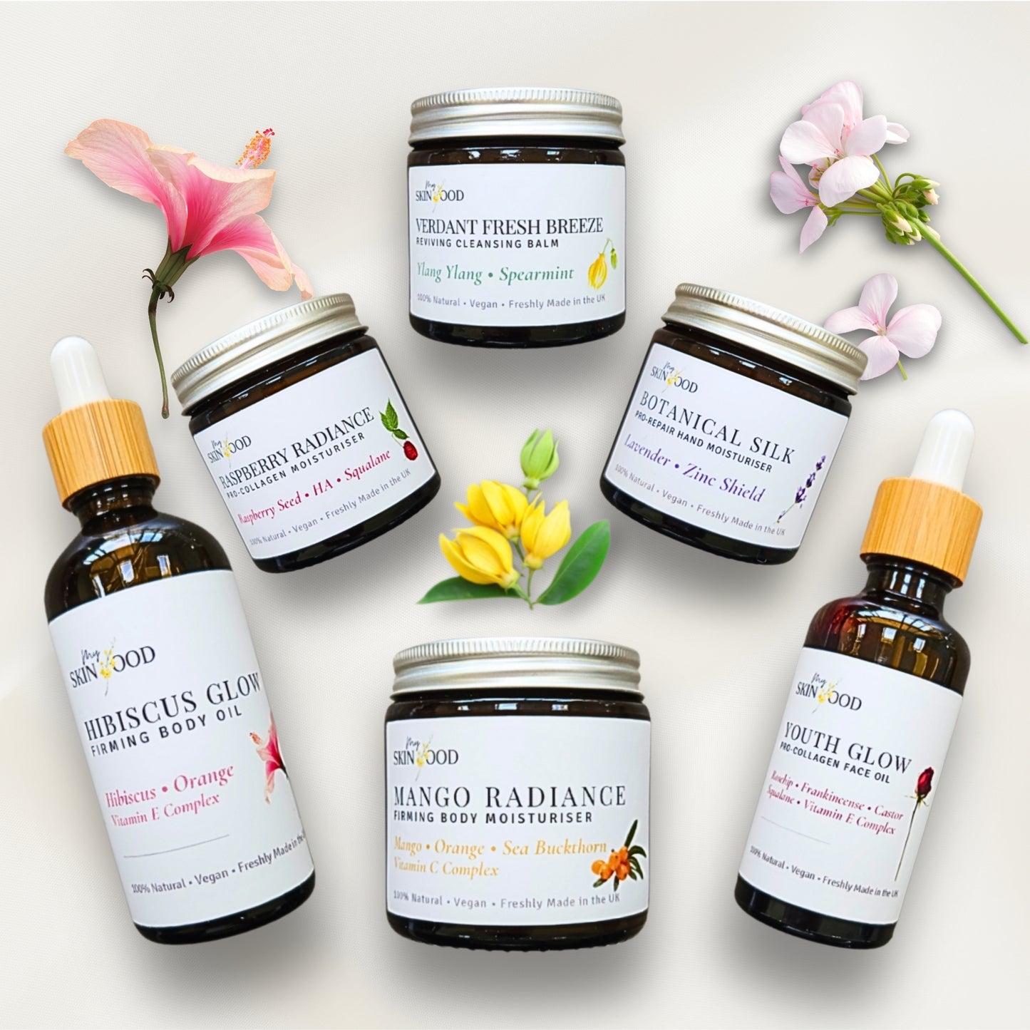 Complete 6 Peice Glow Set • Full Skincare Collection • £100 (Worth £140) My Skinfood