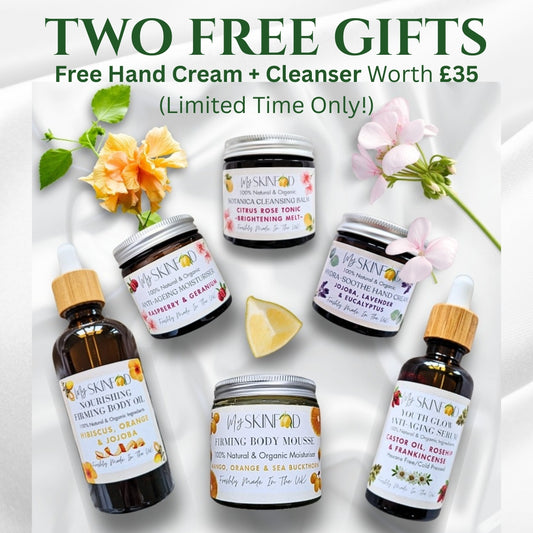 The Complete 6 Peice Glow Set With FREE Cleanser + Hand Cream (worth £35)