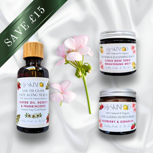 Youth Glow Trio –
Cleanse • Nourish • Moisturise Skincare Set