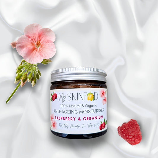 Anti-Ageing Moisturiser — Raspberry Radiance With Mineral UV Protection (60ml)