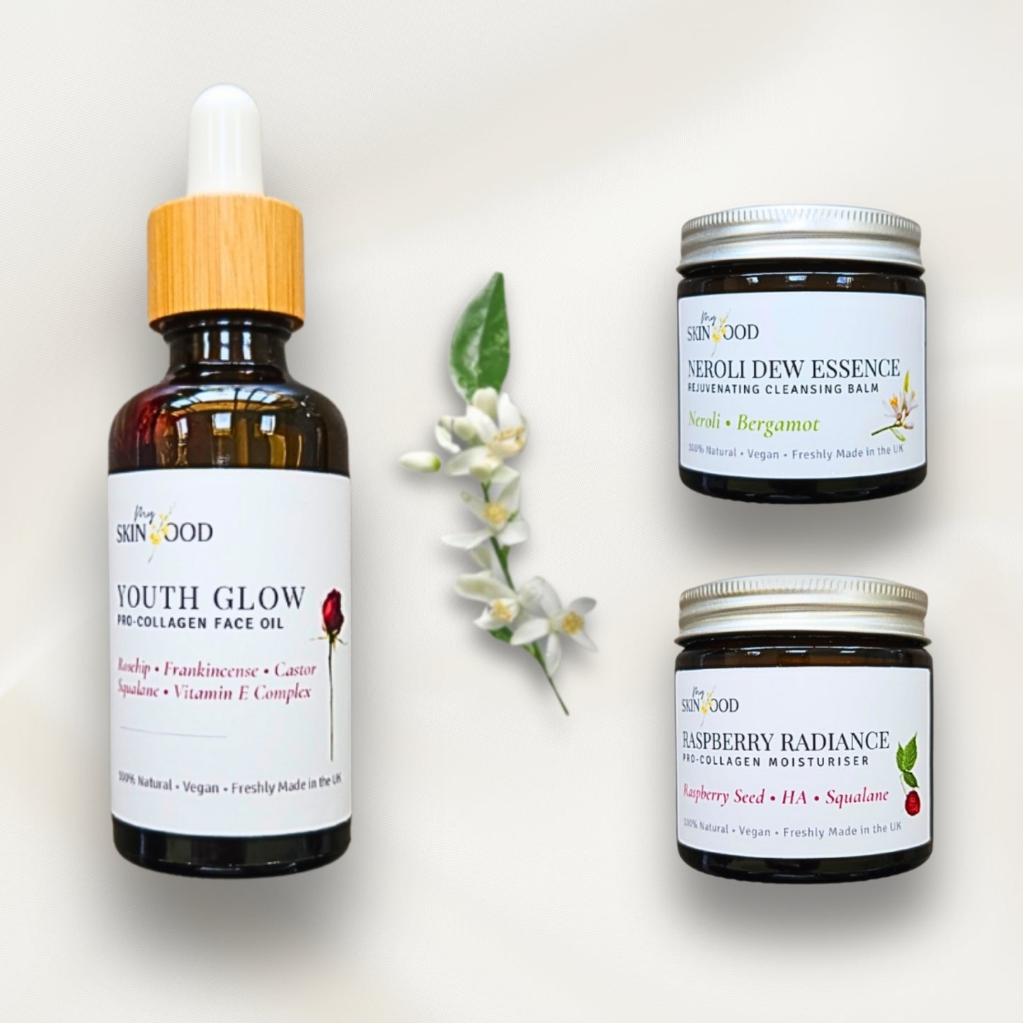 Youth Glow Trio –
Cleanse • Nourish • Moisturise Skincare Set My Skinfood