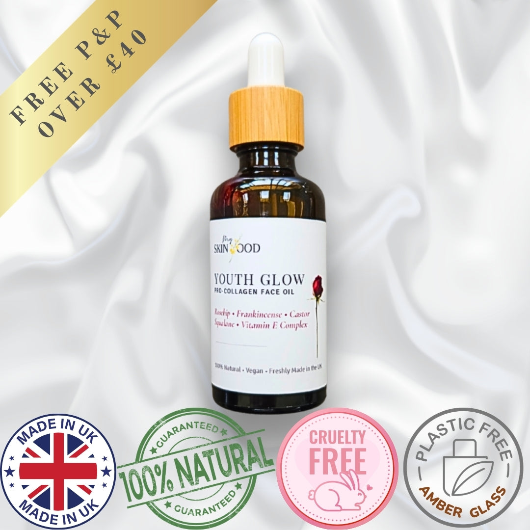 Youth Glow Pro Collagen Face Oil  Frankincense, Rosehip & Castor Oil 50ml My Skinfood