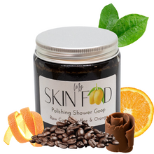 Load image into Gallery viewer, Organic Raw Cacao, Coffee &amp; Orange Shower Goop 120ml
